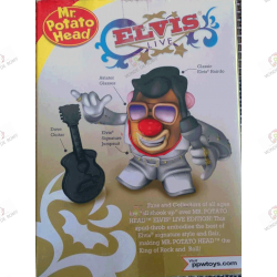 Figurine Mr Patate Elvis Presley Live Edition boite dos