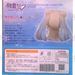 Figurine Vocaloid Nendoroid Hatsune Miku Blue Snow Bear boite dos