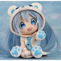 Figurine Vocaloid Nendoroid Hatsune Miku Blue Snow Bear face