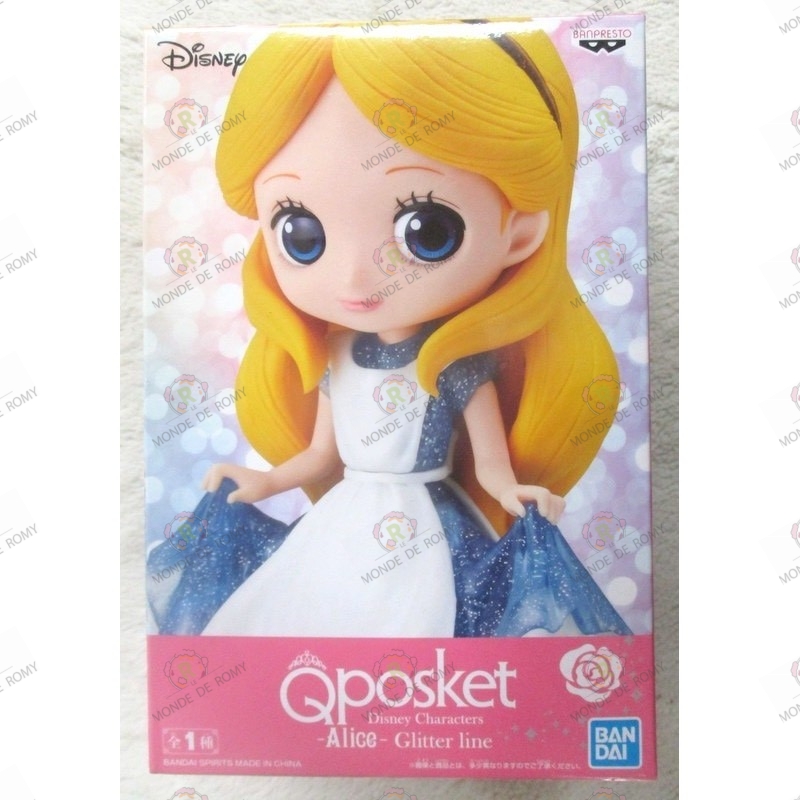 FIGURINE Disney characters QPOSKET Glitter Line : Alice- exclusif JAPON