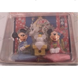 Disney - duo strap Bonne année 2005-mickey et minnie