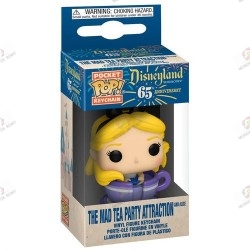 Funko Pop Keychain - Alice  At The Mad Tea Party Attraction