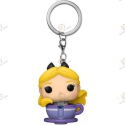 Funko Pop Keychain - Alice  At The Mad Tea Party Attraction