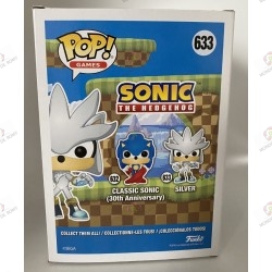 Funko Pop- Sonic The Hedgehog- Silver- Glow In The Dark- Special Edition