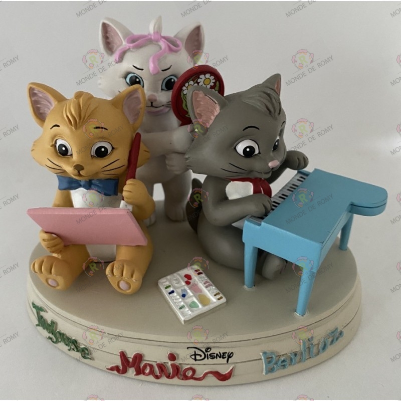 Disney Figure- Artist Collection By YUKO HIGUCHI- Berlioz, Toulouse, Marie- Les aristochats