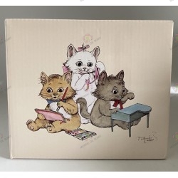 Disney- Artist Collection By YUKO HIGUCHI- Berlioz, Toulouse, Marie- Les aristochats