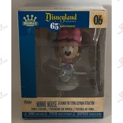 funko mini- Disneyland resort 65th anniversary-minnie mouse at Dumbo the flying elephant attraction