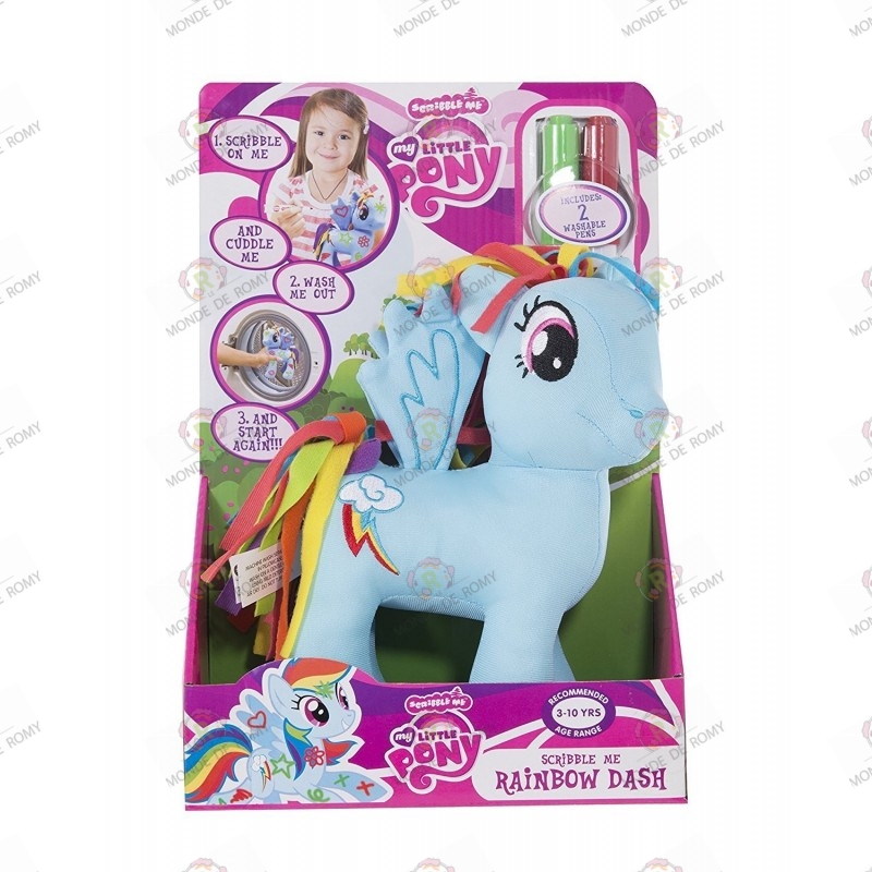 Plush My Little Pony Rainbow Dash Scribble Me