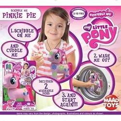 Peluche My Little Pony Pinkie Pie Scribble Me boite 2