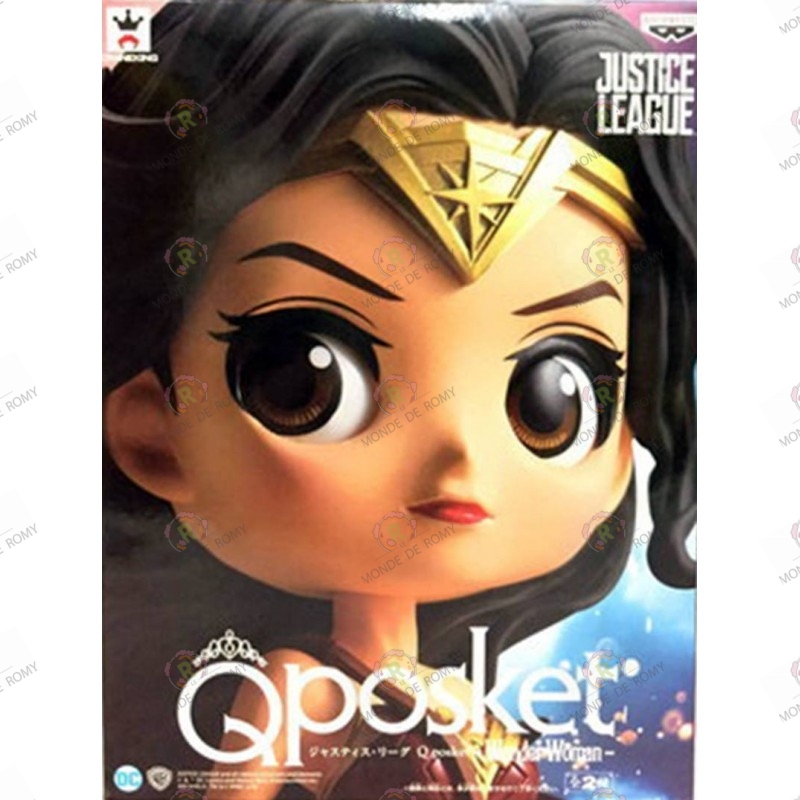 DC COMICS QPOSKET: Justice League, Wonder Woman boite face