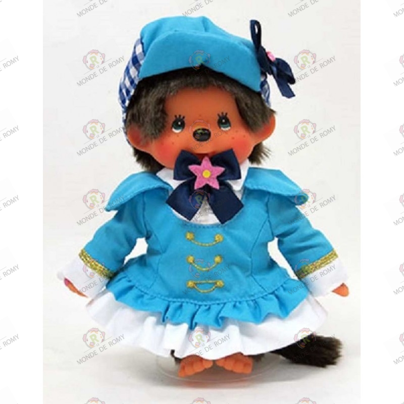 Monchhichi Kiki de Milky Holmes bleu cordelia glauca